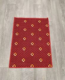 Коврик № 1933,красный,размер 0,7 на 0,9 метра