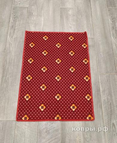 Халява Коврик № 1933,красный,размер 0,7 на 0,9 метра