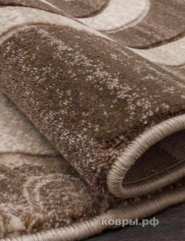 ковер Merinos Mega Carving d264 BEIGE Круг — фото 2