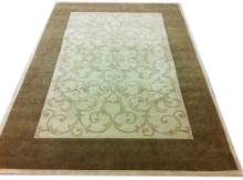 Китайский ковер ручной работы из шелка и шерсти 2.44x1.68