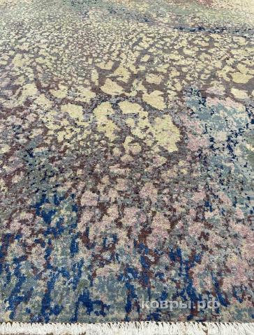 ковер ручной работы Индийский ковер ручной работы из шелка и шерсти 1.77x1.26 — фото 3