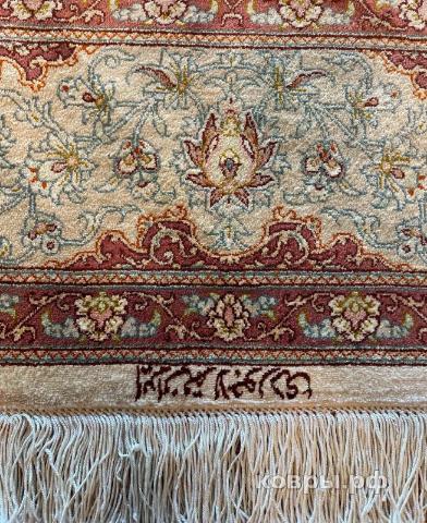 ковер ручной работы Шелковый Иранский ковер ручной работы Qum (Кум) 2.37x1.49 — фото 5