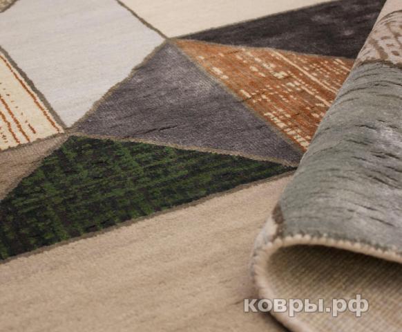 ковер ручной работы Индийский ковер ручной работы из шелка и шерсти 3.02x2.44 — фото 3