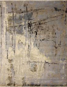 Индийский ковер ручной работы из шелка и шерсти 3.68x2.74