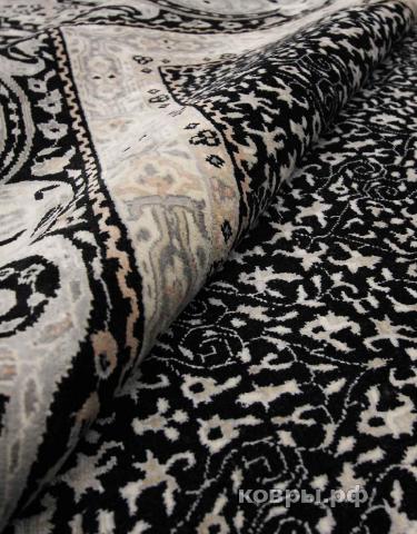 ковер ручной работы Индийский ковер ручной работы из шелка и шерсти 4.24x3.01 — фото 3