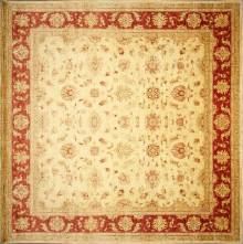 Шелковый Афганский ковер ручной работы Сhoubi (Чуби) 2.75x2.74