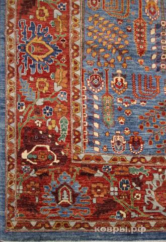 ковер ручной работы Шелковый Афганский ковер ручной работы Сhoubi (Чуби файн) 3.6x2.72 — фото 5