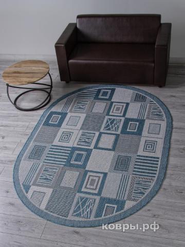 ковер Ковер MERINOS KAIR S138 BLUE Овал — фото 2