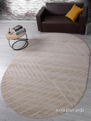ковер Ковер MERINOS DIOS F438 LIGHT BEIGE Овал — фото 3