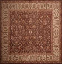 Гладкий ковер ручной работы Чуби 3.0x3.04м