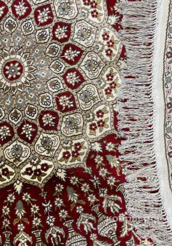 ковер ручной работы Шелковый Китайский ковер ручной работы 1.86x1.86 — фото 4