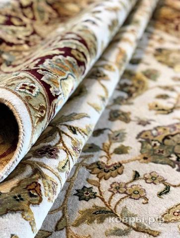 ковер ручной работы Индийский ковер ручной работы из шелка и шерсти Aurora (Аврора) 2.44x3.15 — фото 3