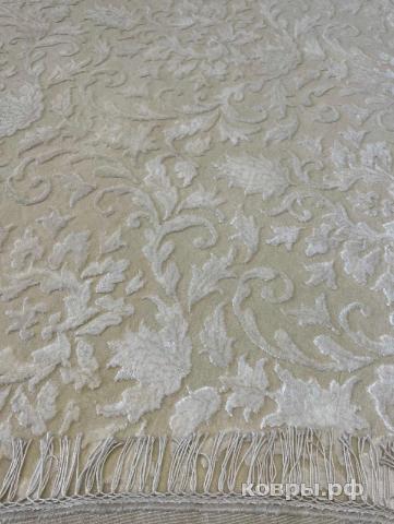 ковер ручной работы Индийский ковер ручной работы из шелка и шерсти Rajkumar (Ражкумар) 2.52x2.52 — фото 4