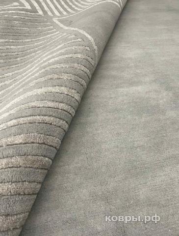 ковер ручной работы Индийский ковер ручной работы из шелка и шерсти 3.71x3.74 — фото 2