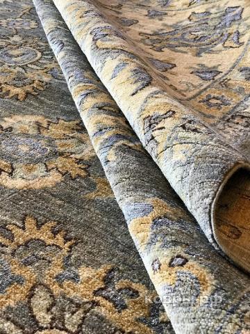 ковер ручной работы Шелковый Афганский ковер ручной работы Сhoubi (Чуби) 4.26x2.93 — фото 2