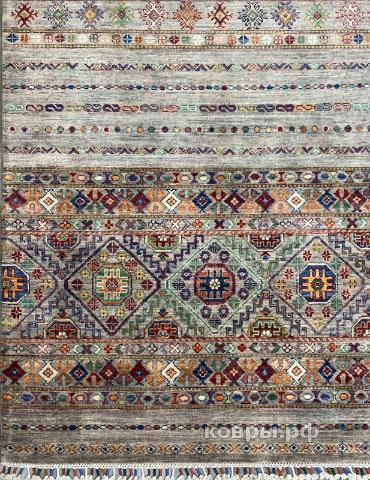 ковер ручной работы Шелковый Афганский ковер ручной работы Khurgin (Хурджин)  2.99x2.42 — фото 2