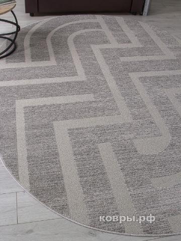 ковер Ковер MERINOS DIOS F439 LIGHT GRAY Овал — фото 4