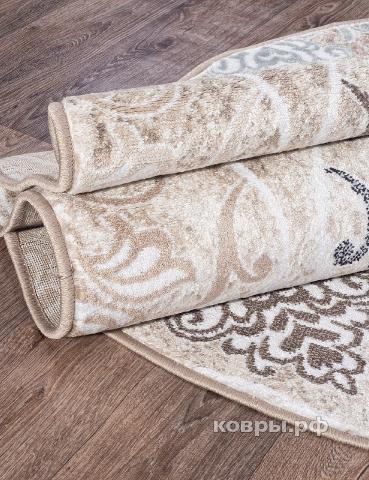 ковер Merinos Valencia Deluxe d310 cream-brown овал — фото 6