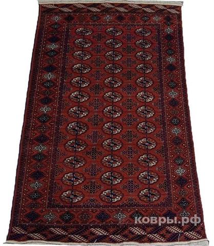 ковер ручной работы Туркменский ковер ручной работы Теке 1.21x1.96 — фото 2
