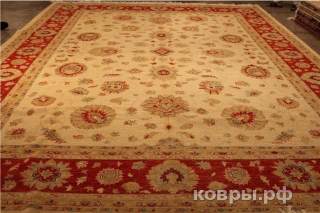 ковер ручной работы Афганский ковер ручной работы Чуби 3.86x4.85м — фото 2