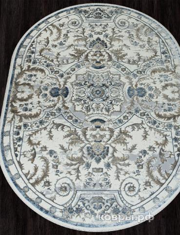 ковер ALPIN SAHARA 00765A D.BLUE FDY / CREAM HB Овал — фото 2
