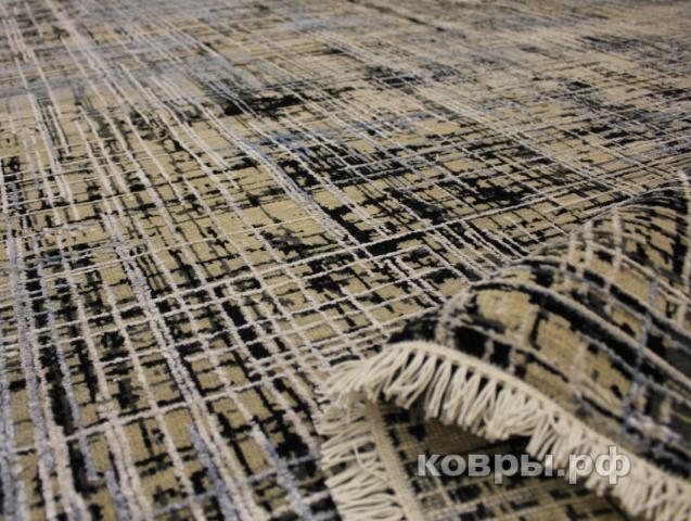 ковер ручной работы Индийский ковер ручной работы из шелка и шерсти 3.54x2.46 — фото 2