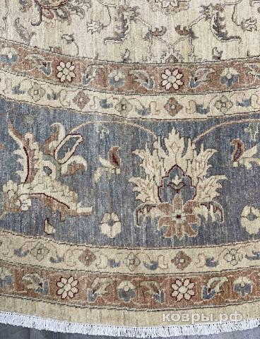 ковер ручной работы Афганский ковер ручной работы из шелка и шерсти Сhoubi (Чуби) 4.47x4.41 — фото 3