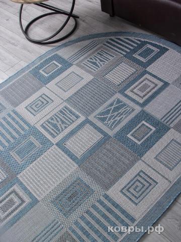 ковер Ковер MERINOS KAIR S138 BLUE Овал — фото 3