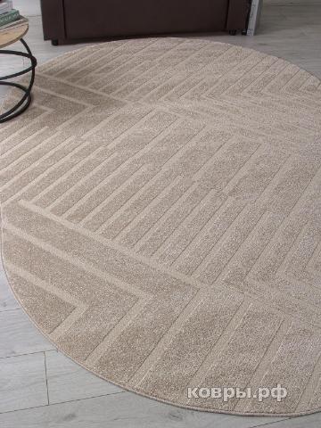 ковер Ковер MERINOS DIOS F438 LIGHT BEIGE Овал — фото 4