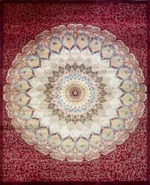 Китайский ковер ручной работы из шелка и шерсти 3.66x4.57