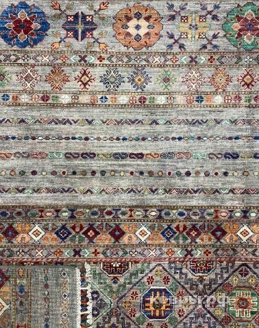 ковер ручной работы Шелковый Афганский ковер ручной работы Khurgin (Хурджин)  2.99x2.42 — фото 3