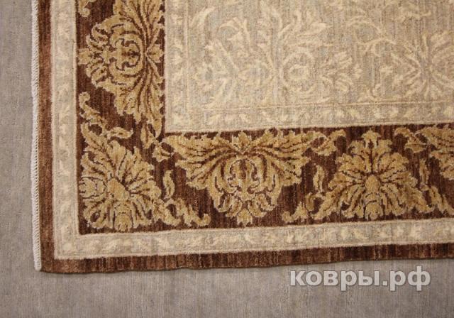 ковер ручной работы Афганский ковер ручной работы из шелка и шерсти Сhoubi (Чуби) 1.82x1.25 — фото 3