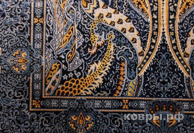 ковер ручной работы Шелковый Китайский ковер ручной работы Hereke (Хереке) 1.55x0.95 — фото 4