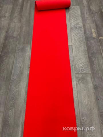 Халява Коврик № 1778,алый,размер 0,52 на 5 метров