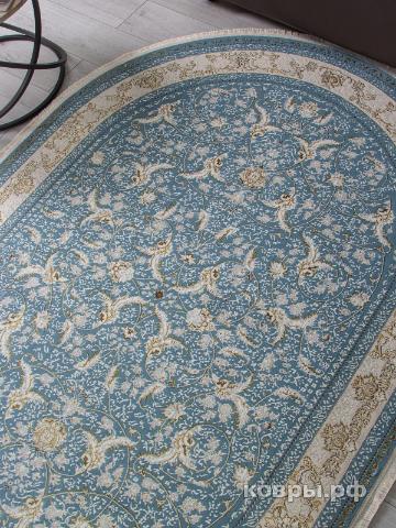 ковер Ковер ARDA ZARINA M101B BLUE SHIRINK / BLUE SHIRINK Овал — фото 2