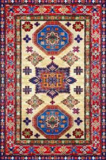 Афганский ковер ручной работы Казах 0.87x1.24м