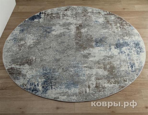 ковер KARMEN HALI ARMINA 03853A BLUE / BLUE Круг — фото 2