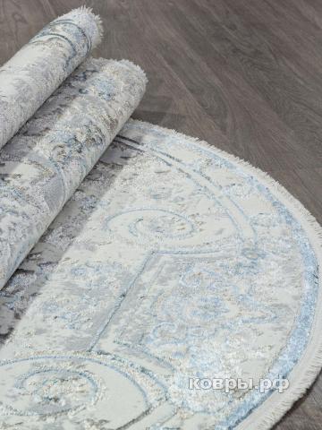 ковер ALPIN SAHARA 00765A D.BLUE FDY / CREAM HB Овал — фото 3