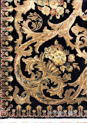 ковер ручной работы Индийский ковер ручной работы из шелка и шерсти Agra (Агра) 4.26x3.01 — фото 2