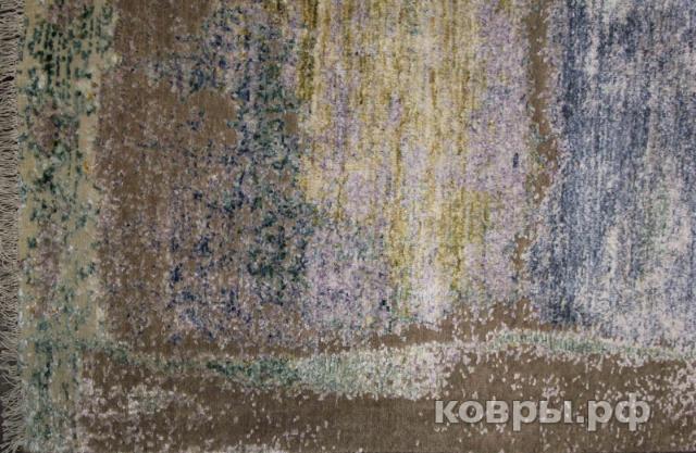 ковер ручной работы Индийский ковер ручной работы из шелка и шерсти 3.03x2 — фото 5