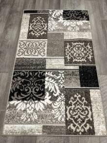 Коврик № 650 , серый  ,размер  1 на 1,66  метра