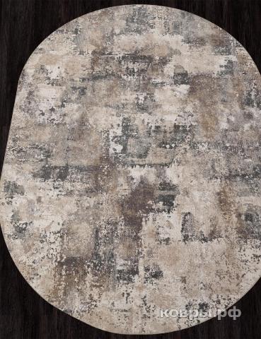ковер Ковер ROZA SIESTA M032A CREAM / TAUPE Овал — фото 2