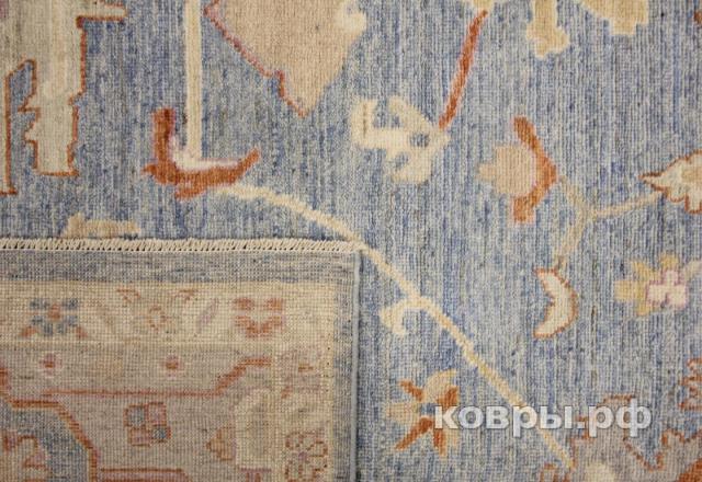 ковер ручной работы Шелковый Афганский ковер ручной работы Oushak (Ушак) 4.2x3 — фото 4