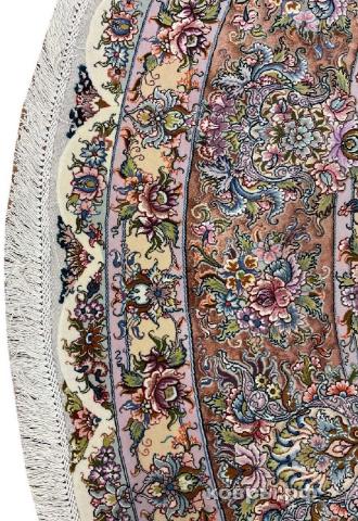 ковер ручной работы Иранский ковер ручной работы из шелка и шерсти Tabriz (Табриз) 3.5x3.5 — фото 2