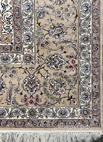 ковер ручной работы Иранский ковер ручной работы из шелка и шерсти Isfahan (Исфахан) 6.2x4.08 — фото 2