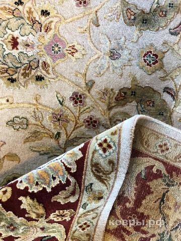 ковер ручной работы Индийский ковер ручной работы из шелка и шерсти Aurora (Аврора) 2.44x3.15 — фото 5