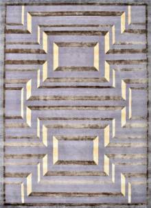 Индийский ковер ручной работы из шелка и шерсти 4.07x2.96