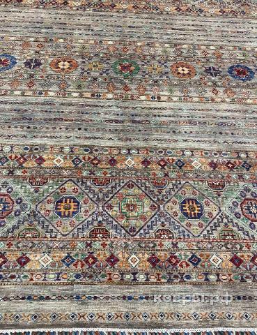 ковер ручной работы Шелковый Афганский ковер ручной работы Khurgin (Хурджин)  2.99x2.42 — фото 4