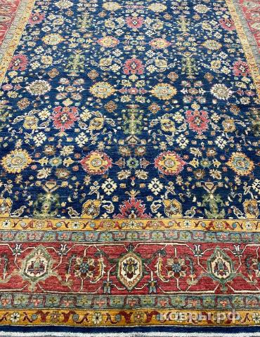 ковер ручной работы Шелковый Афганский ковер ручной работы Sultani (Султани) 4.24x2.93 — фото 4