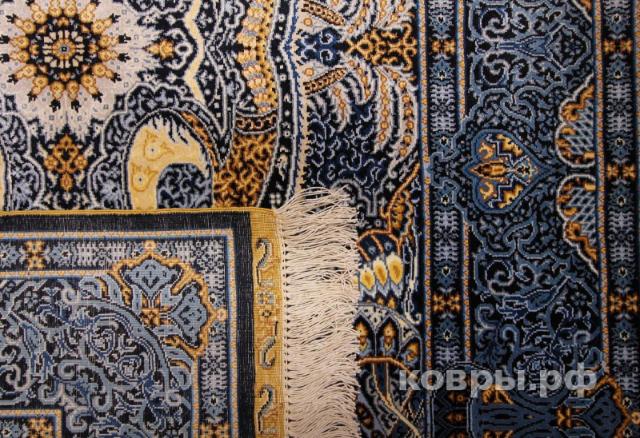 ковер ручной работы Шелковый Китайский ковер ручной работы Hereke (Хереке) 1.55x0.95 — фото 5